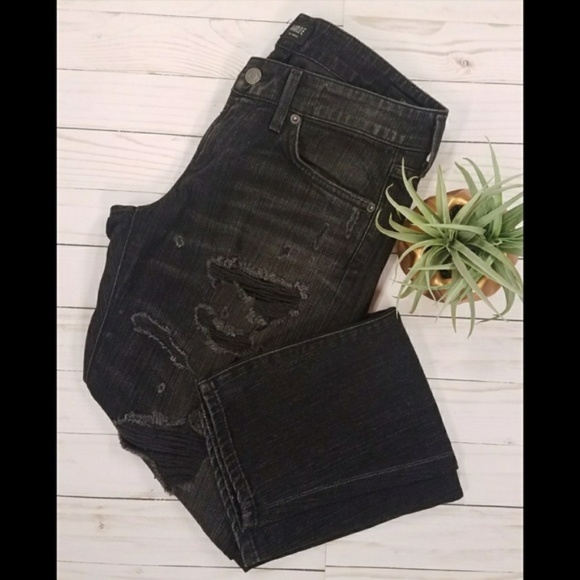 Agolde Denim - NWT A GOLDE Chloe Low-rise distressed jeans
